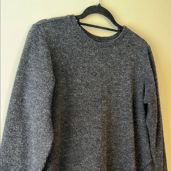 GOOD Clothing South Africa Ribbed Knee-Length Bubble Hem Sweater Dress Navy Blue - Picture 3 of 12